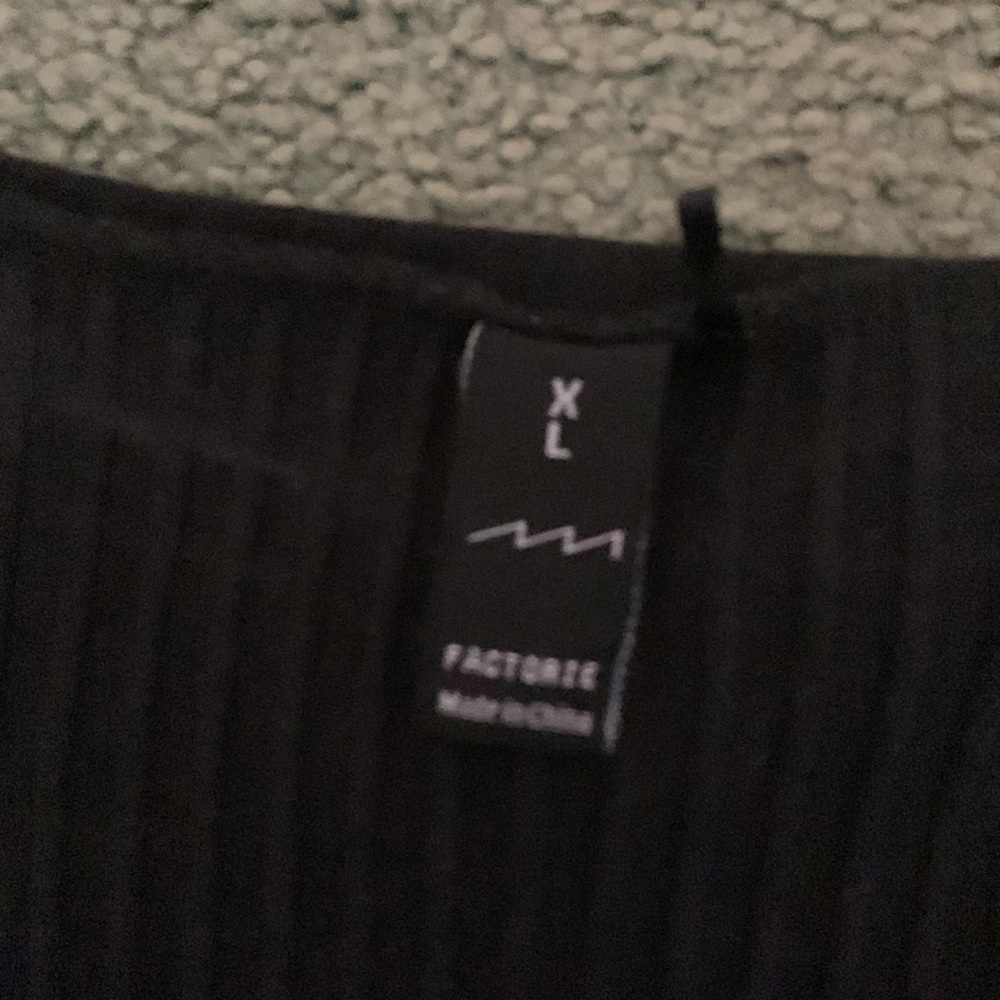FACTORIE BLACK BODYCON DRESS WITH CUT OUT WAIST SIZE XL - Picture 7 of 11
